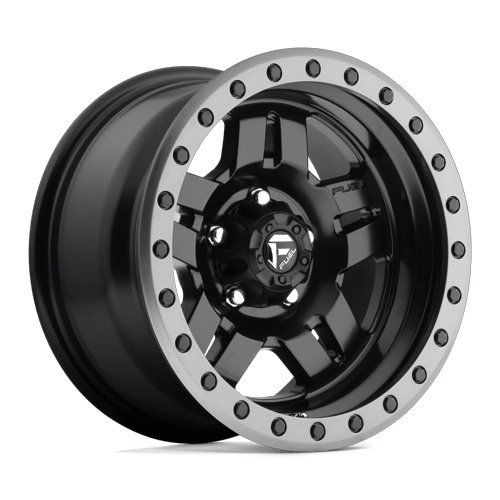 Fuel Off-Road Aluminum Wheels 15X8 Anza D557 Matte Black Gunmetal Ring