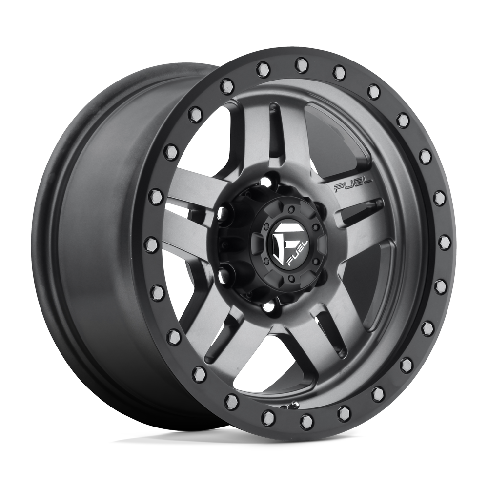 Fuel Off-Road D558 16X8 Matte Gunmetal Black Bead Ring 6x139.7 +1mm
