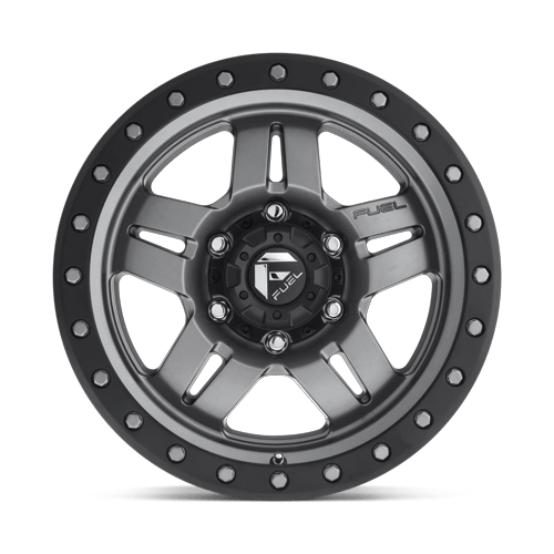 Fuel Off-Road D558 16X8 Matte Gunmetal Black Bead Ring 6x139.7 +1mm