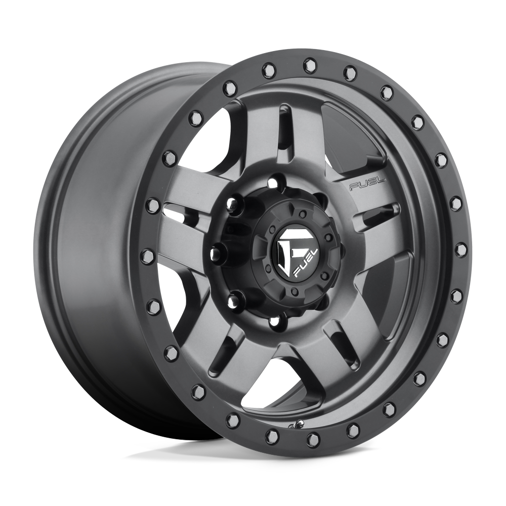 Fuel Off-Road D558 15X8 Matte Gunmetal Black Bead Ring 5x139.7 -10mm