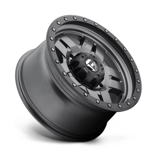 Fuel Off-Road D558 15X10 Matte Gunmetal Black Bead Ring 6x139.7 -43mm