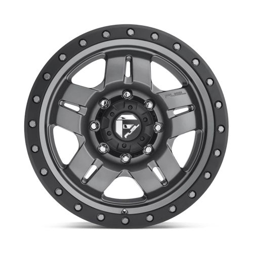 Fuel Off-Road D558 20X10 Matte Gunmetal Black Bead Ring 6x139.7 -18mm