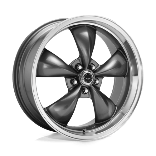 American Racing Ar105 Torq Thrust M 18X9 5X114.3 +24MM Anthracite W/ Machined Lip