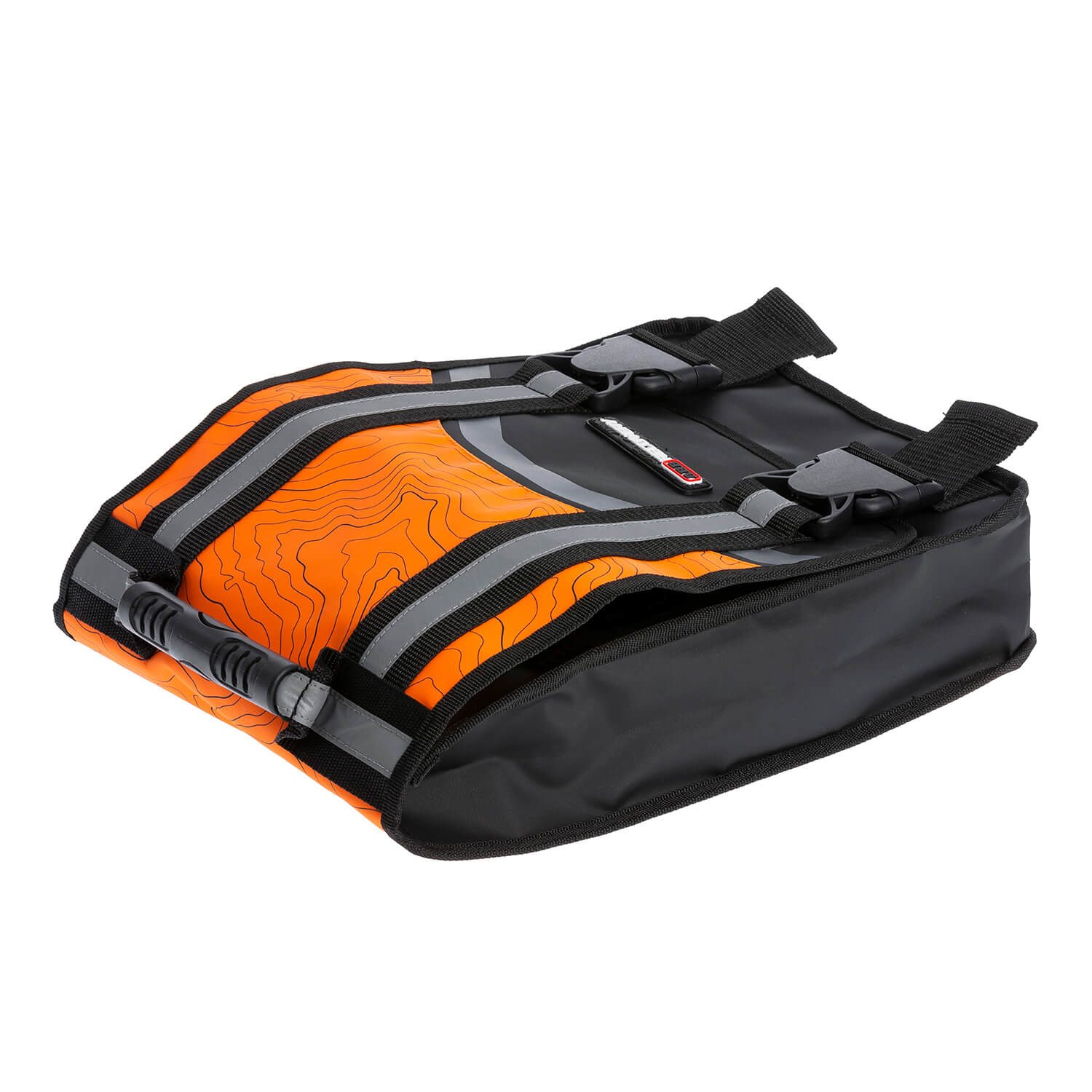 ARB Compact Recovery Bag Orange and Black Topographic Styling PVC Material Dual Internal Pockets - ARB503A by ARB - front vie