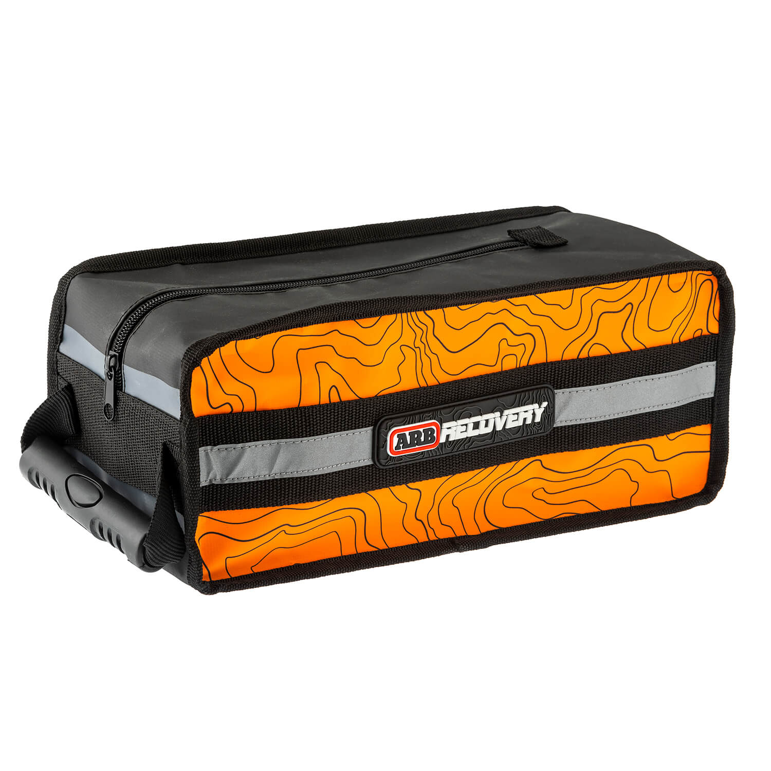 ARB Micro Recovery Bag Orange/Black Topographic Styling PVC Material - ARB504A by ARB - front view