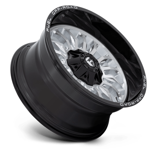 Fuel Off-Road D798 20X10 Silver Brushed Face W/ Milled Black Lip 6x135/5.5 -18mm