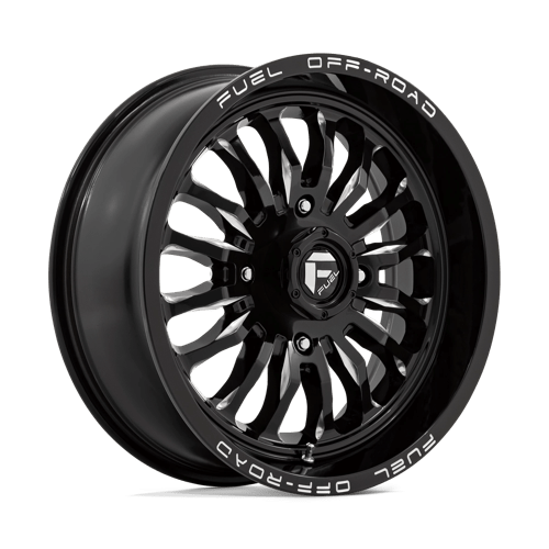 Fuel Off-Road Aluminum Wheels 18X7 Arc Utv D821 Gloss Black Milled