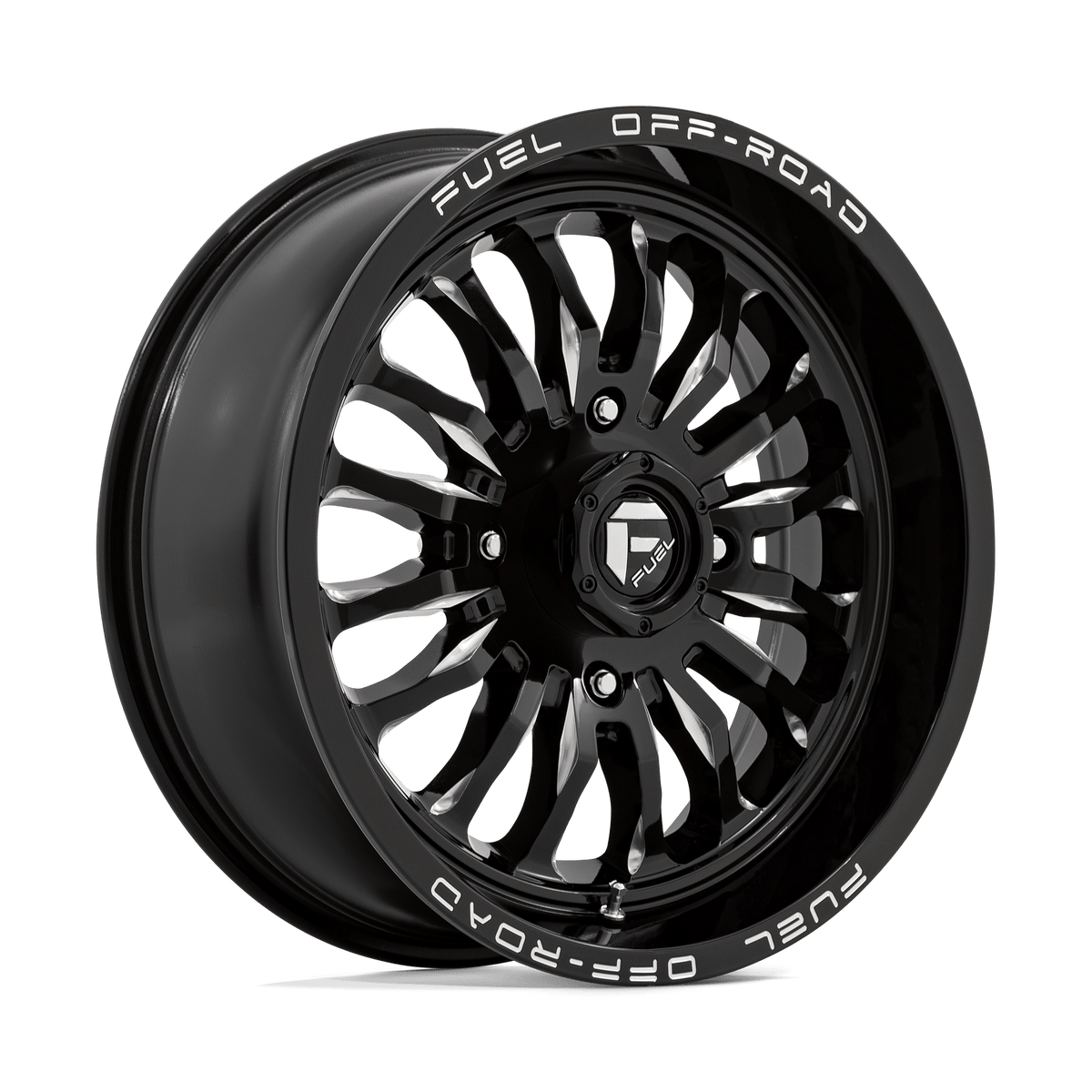Fuel Off-Road Aluminum Wheels 18X7 Arc Utv D821 Gloss Black Milled
