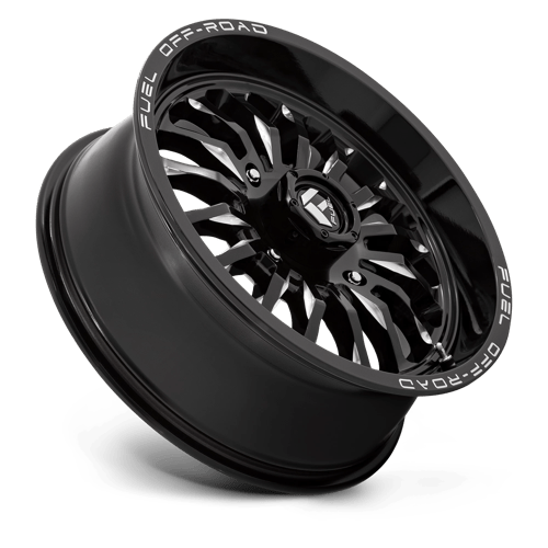 Fuel Off-Road D821 20X7 Gloss Black Milled 4x137 +13mm