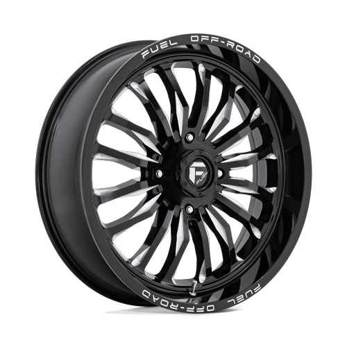 Fuel Off-Road Aluminum Wheels 22X7 Arc Utv D821 Gloss Black Milled