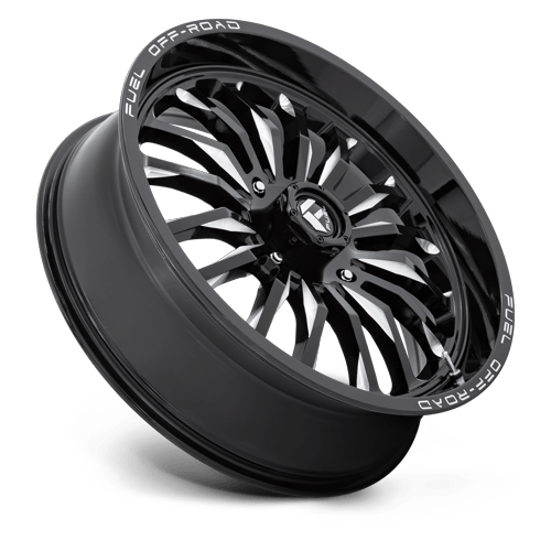 Fuel Off-Road D821 22X7 Gloss Black Milled 4x156 +13mm