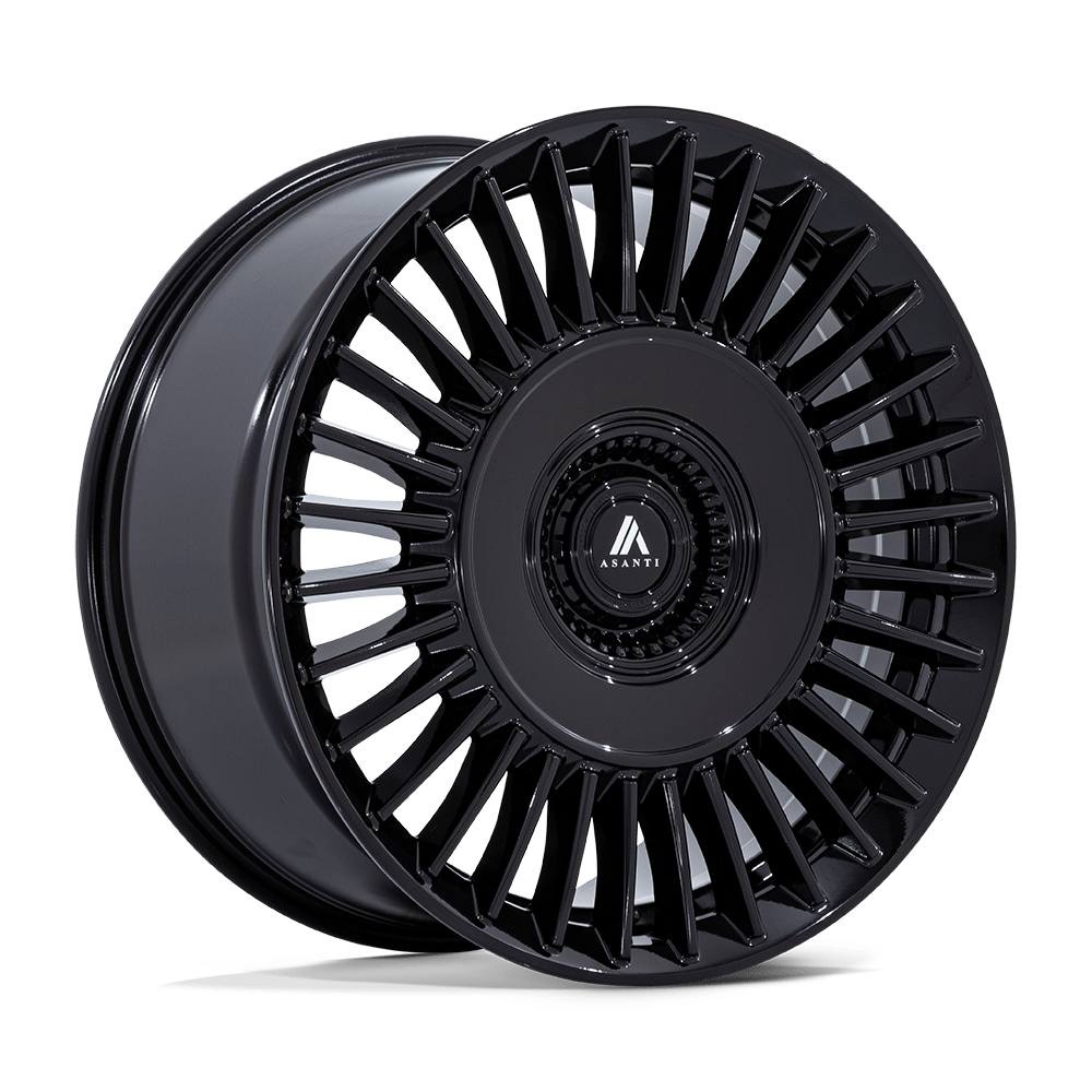 Asanti Black Ab040 Tiara 20X10.5 5X108/5X112/5X112 +45MM Gloss Black