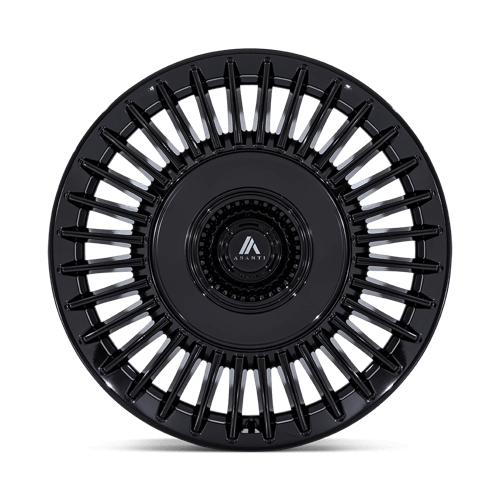 Asanti Black Ab040 Tiara 22X10.5 5X115/5X120/5X120 +18MM Gloss Black