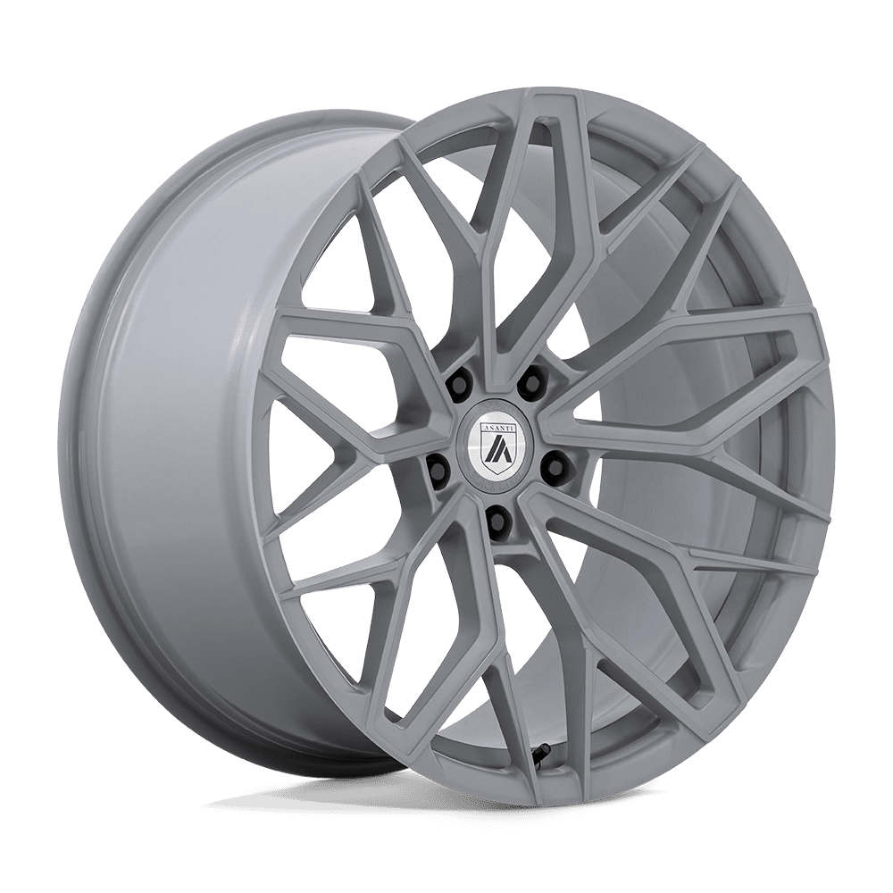 Asanti Black Ab039 Mogul 5 20X8.5 5X120 +20MM Two Toned Battleship Gray