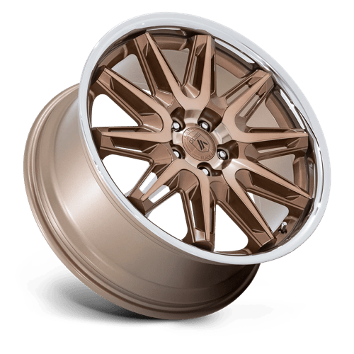 Asanti Black Ab047 Imperator 22X9 5X120 +27MM Bronze Machined W/ Ss Lip