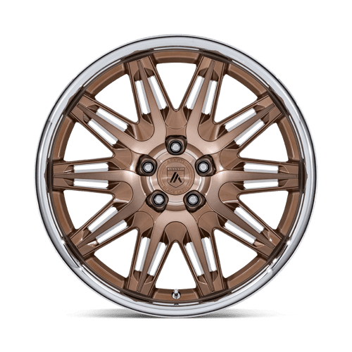 Asanti Black Ab047 Imperator 20X10.5 5X120 +38MM Bronze Machined W/ Ss Lip