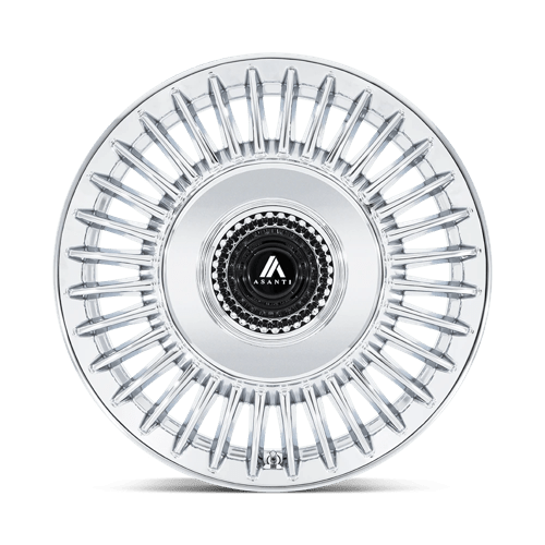 Asanti Black Ab040 Tiara 20X10.5 5X108/5X112/5X112 +45MM Chrome