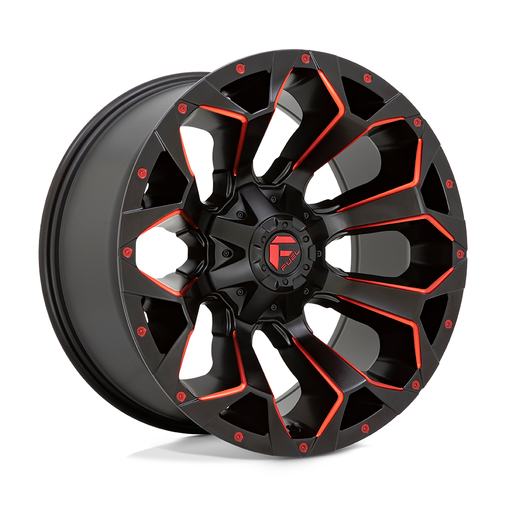 Fuel Off-Road D787 20X9 Matte Black Red Milled 8x170 +20mm