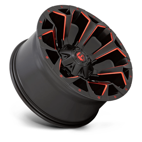 Fuel Off-Road D787 20X9 Matte Black Red Milled 8x170 +20mm