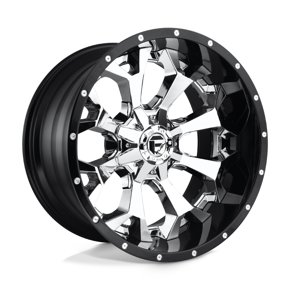 Fuel Off-Road D246 22X10 Chrome W/ Gloss Black Lip 8x165.1 -13mm