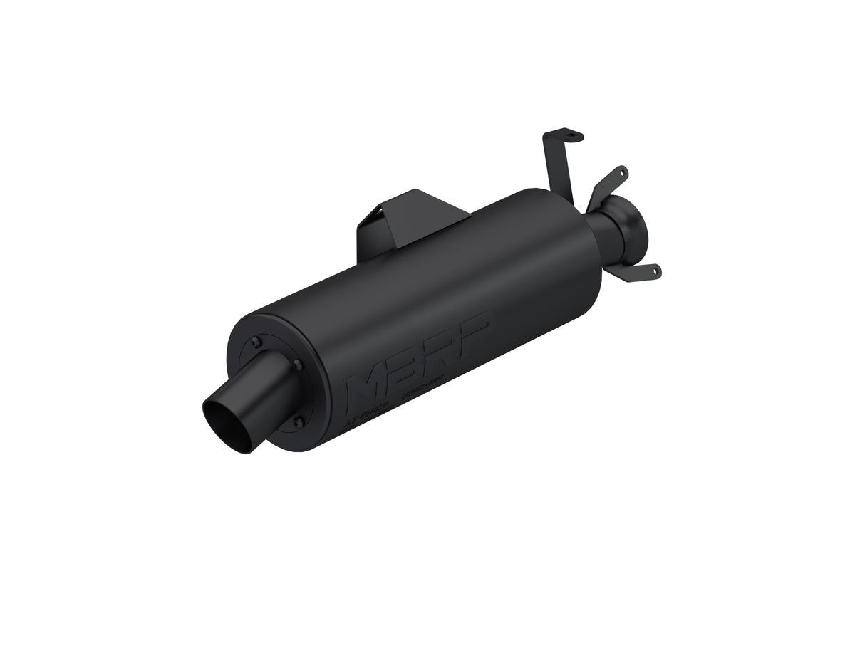 MBRP 01-05 Polaris Sportsman 400 / 06-07 Sportsman 450 Slip-On Combination Exhaust w/Sport Muffler - AT-6502SP