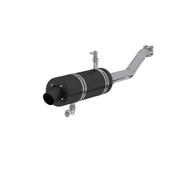 MBRP 05-07 Suzuki LT A 700 King Quad Slip-On Exhaust System w/Performance Muffler - AT-8304P
