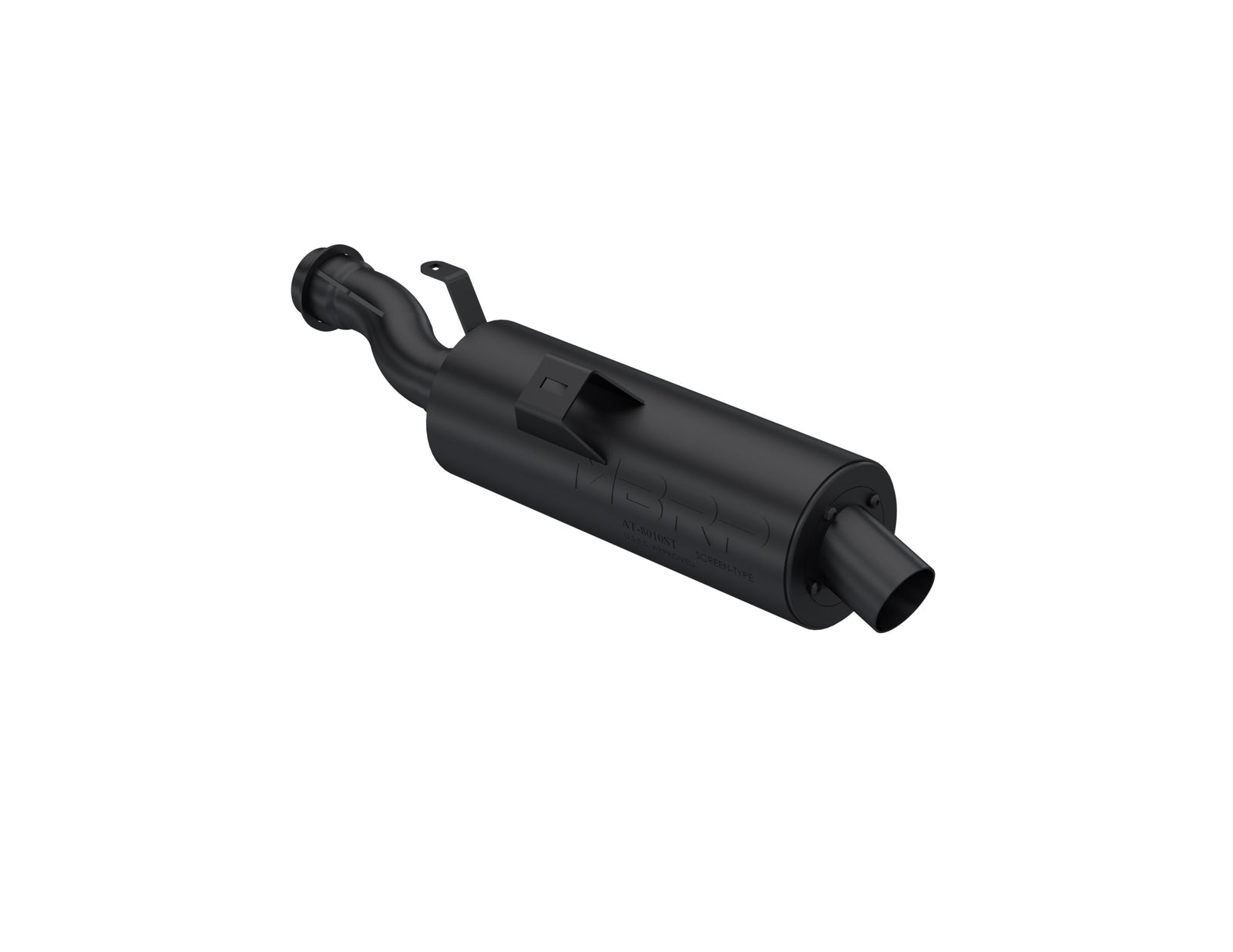 MBRP 08-09 Polaris Sportsman 800 Twin Slip-On Exhaust System w/Performance Muffler - AT-8512P