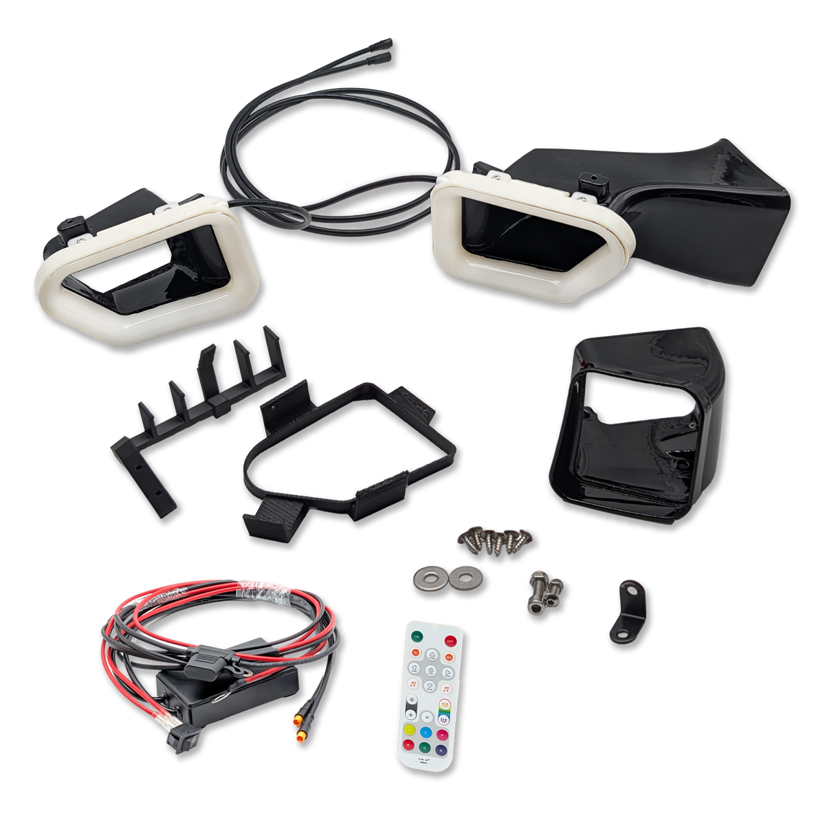2016-2019 Cadillac ATS-V Dual BIG MOUTH LIT KIT Ram Air Intake Snorkels