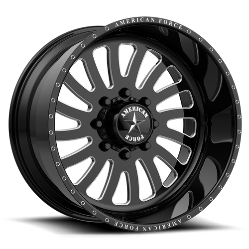 American Force - Octane 24X12 6X5.5 -40 Black L