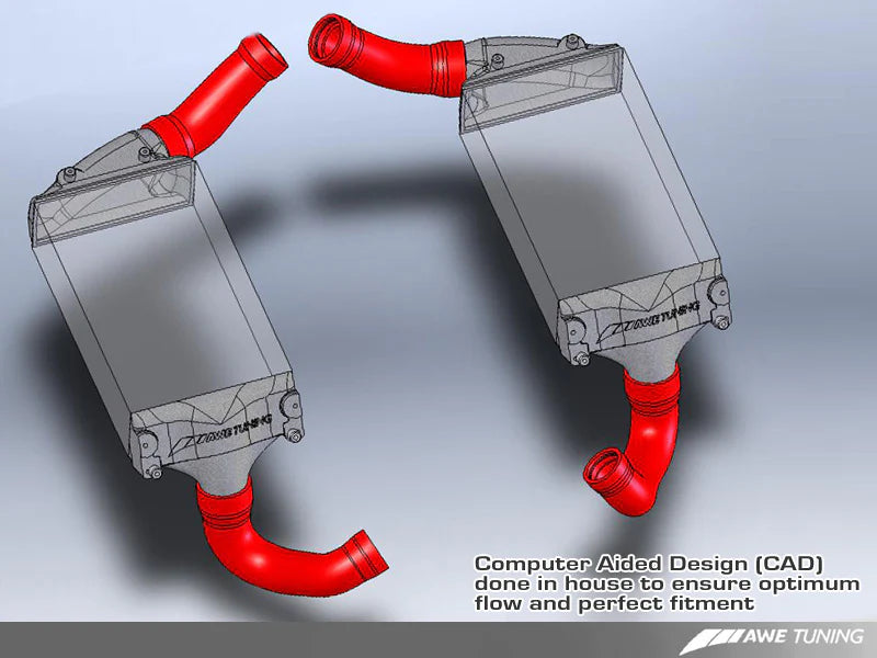 AWE Tuning Porsche 996TT Performance Intercoolers - 4710-13014