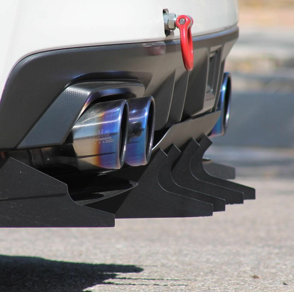 Verus - Rear Diffuser, Aggressive Variant - WRX/STI (VA) - A0028A