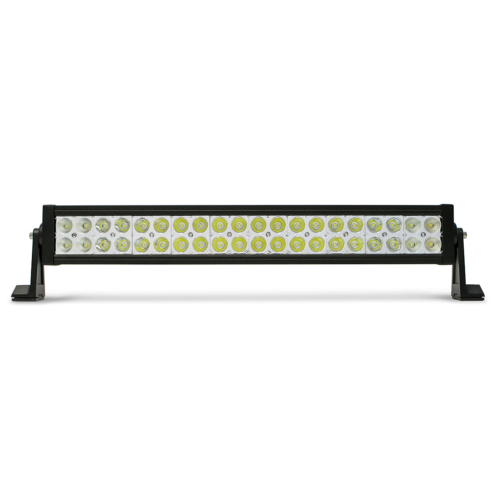 DV8 Offroad - 20 in. Dual Row LED Light Bar; Chrome Face - B20CE120W3W