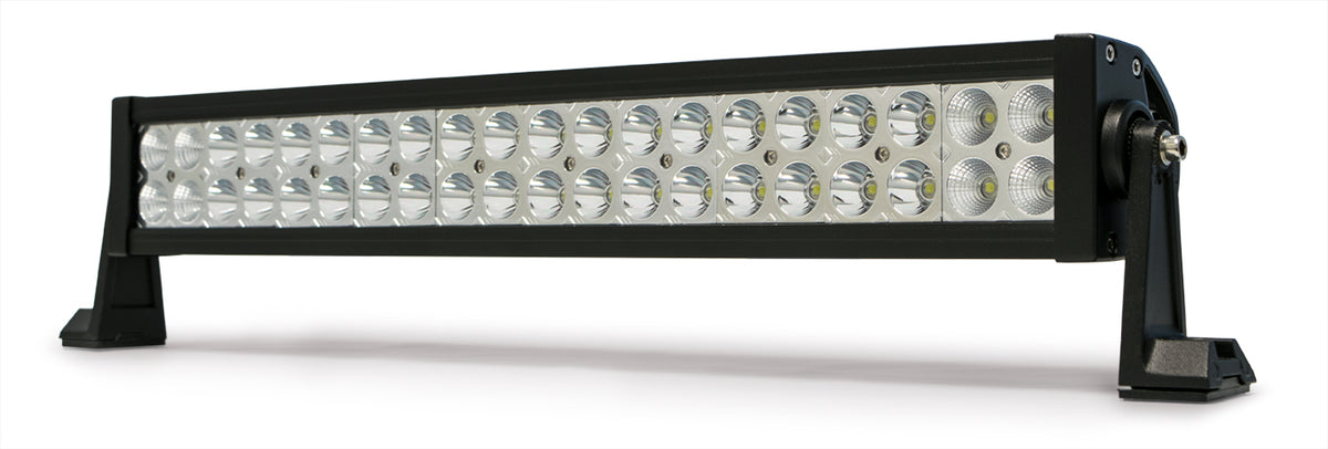 DV8 Offroad - 20 in. Dual Row LED Light Bar; Chrome Face - B20CE120W3W