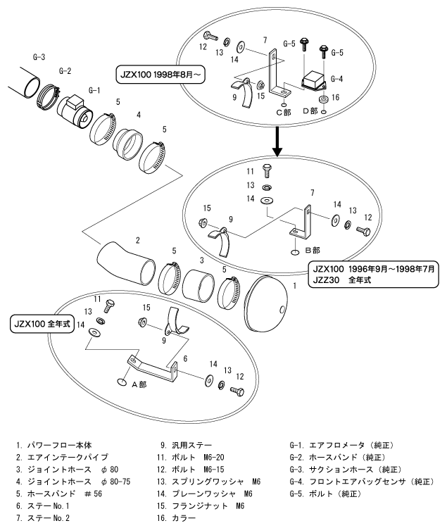 HKS SPF JZX100/JZZ30 1JZ-GTE (VVT-i) - 70019-AT104
