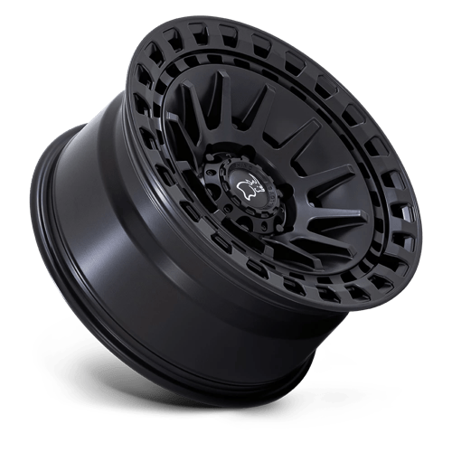 Black Rhino Hard Alloys Barrage 18X9 6X139.7 +0MM Matte Black