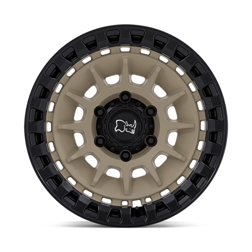 Black Rhino Hard Alloys Barrage 17X8.5 5X127 -10MM Desert Sand On Matte Black