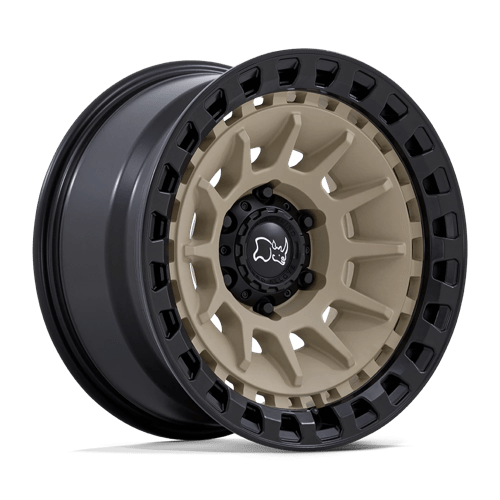 Black Rhino Hard Alloys Barrage 17X8.5 6X139.7 -10MM Desert Sand On Matte Black