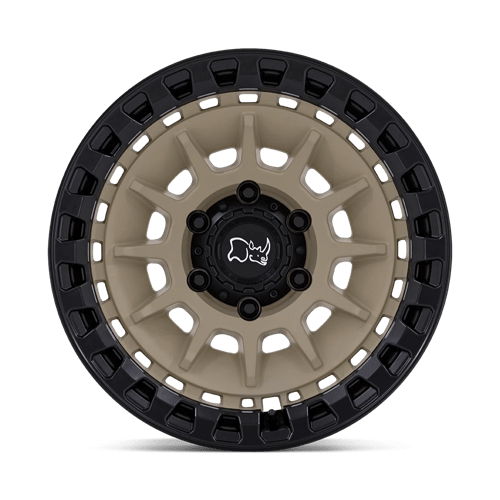 Black Rhino Hard Alloys Barrage 17X8.5 6X139.7 -10MM Desert Sand On Matte Black
