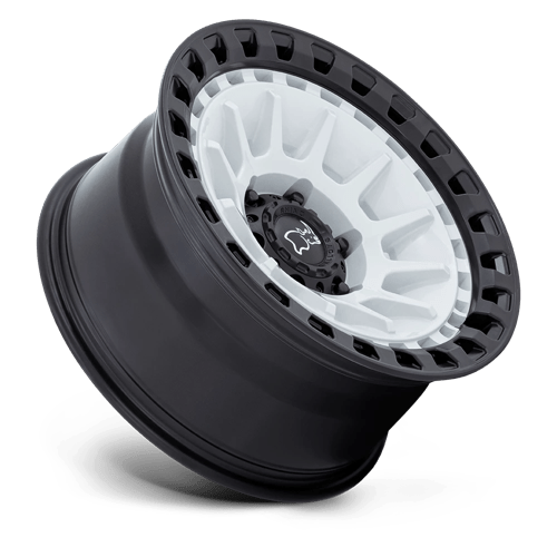 Black Rhino Hard Alloys Barrage 17X8.5 6X139.7 -10MM Gloss White On Matte Black