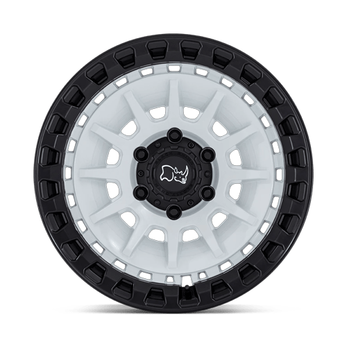Black Rhino Hard Alloys Barrage 18X9 5X127 +0MM Gloss White On Matte Black