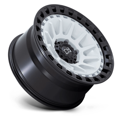 Black Rhino Hard Alloys Barrage 18X9 6X139.7 +0MM Gloss White On Matte Black