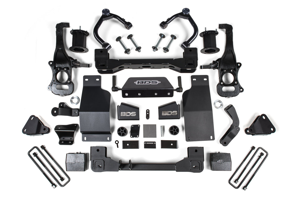 BDS Suspension 6 Inch Lift Kit | Adaptive Ride Control Only | Chevy Silverado High Country or GMC Denali 1500 (19-26) 4WD | Diesel - 1803F