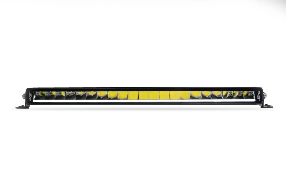 DV8 Offroad - 20-Inch Halo Elite Single Row Light Bar with Accent Light - BE20SW105W-H