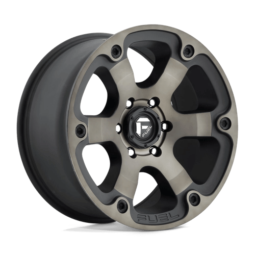 Fuel Off-Road Aluminum Wheels 16X8 Beast D564 Matte Black Double Dark Tint