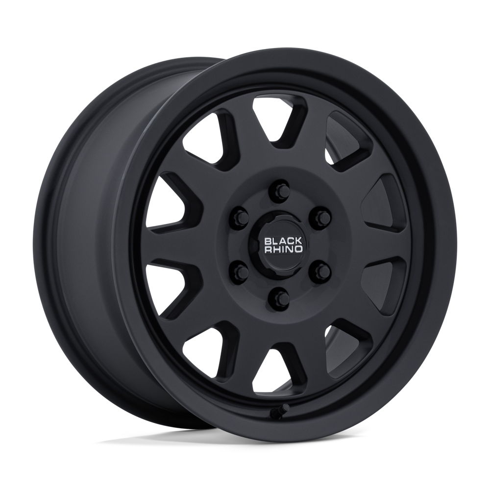 Black Rhino Hard Alloys Stadium 16X8 6X130 +38MM Matte Black Rf