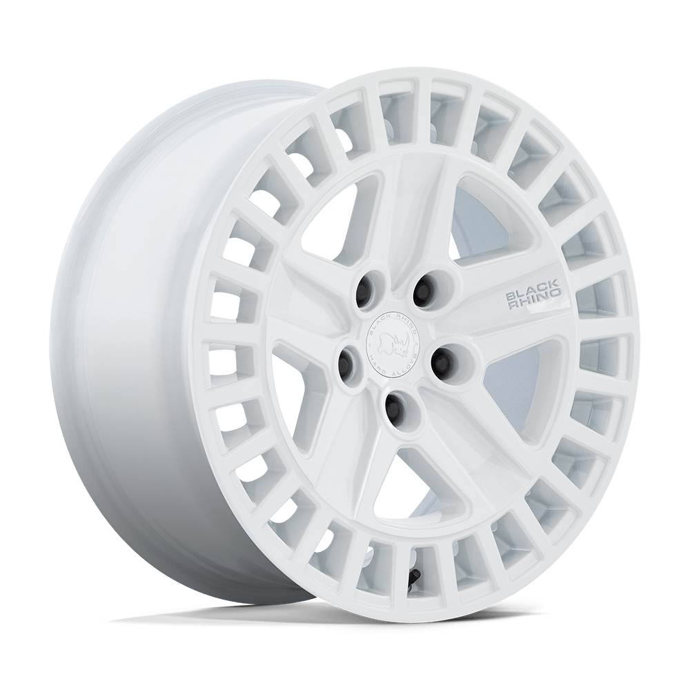 Black Rhino Hard Alloys Alston 18X8.5 5X127 +25MM Gloss White