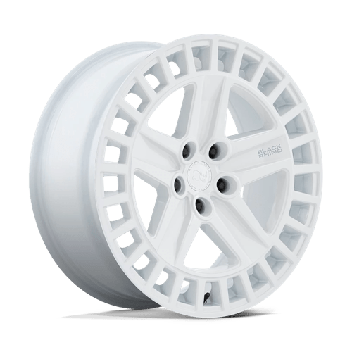 Black Rhino Hard Alloys Alston 20X8.5 5X127 +25MM Gloss White