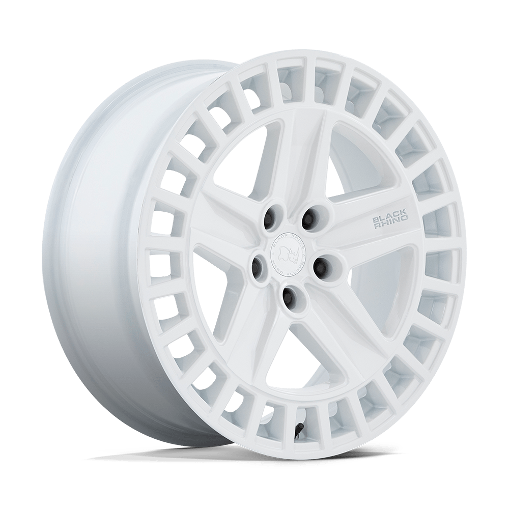 Black Rhino Hard Alloys Alston 20X8.5 5X127 +25MM Gloss White