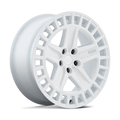 Black Rhino Hard Alloys Alston 20X8.5 5X120 +25MM Gloss White