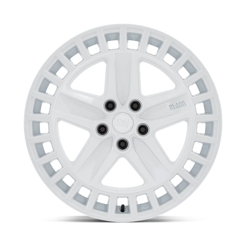 Black Rhino Hard Alloys Alston 20X8.5 5X120 +25MM Gloss White